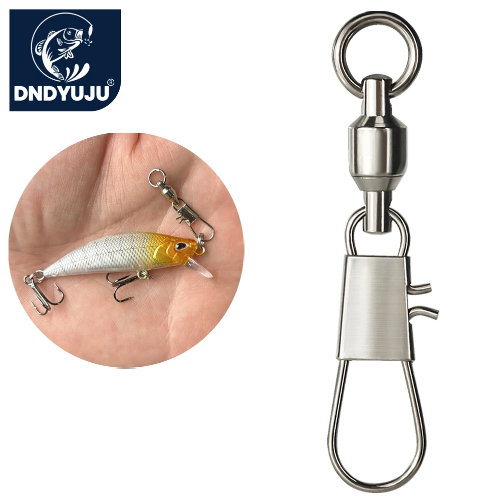 Fishing Lure Accessories - DNDYUJU 50 шт. рыболовных вертлюгов с
